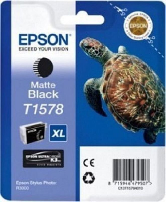 Image of Epson T1578 STYLUS PHOTO R3000 MATTE BLACK INK