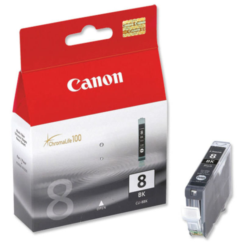 Image of Canon CLI 8Bk Black Ink Cartridge