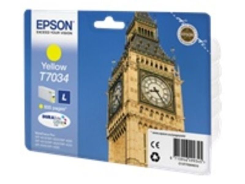Image of Epson T7034 Ink Cartridge L Yellow