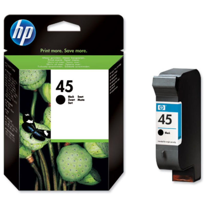 Image of HP 45 Large High Yield Ink Cartridge - 51645AE