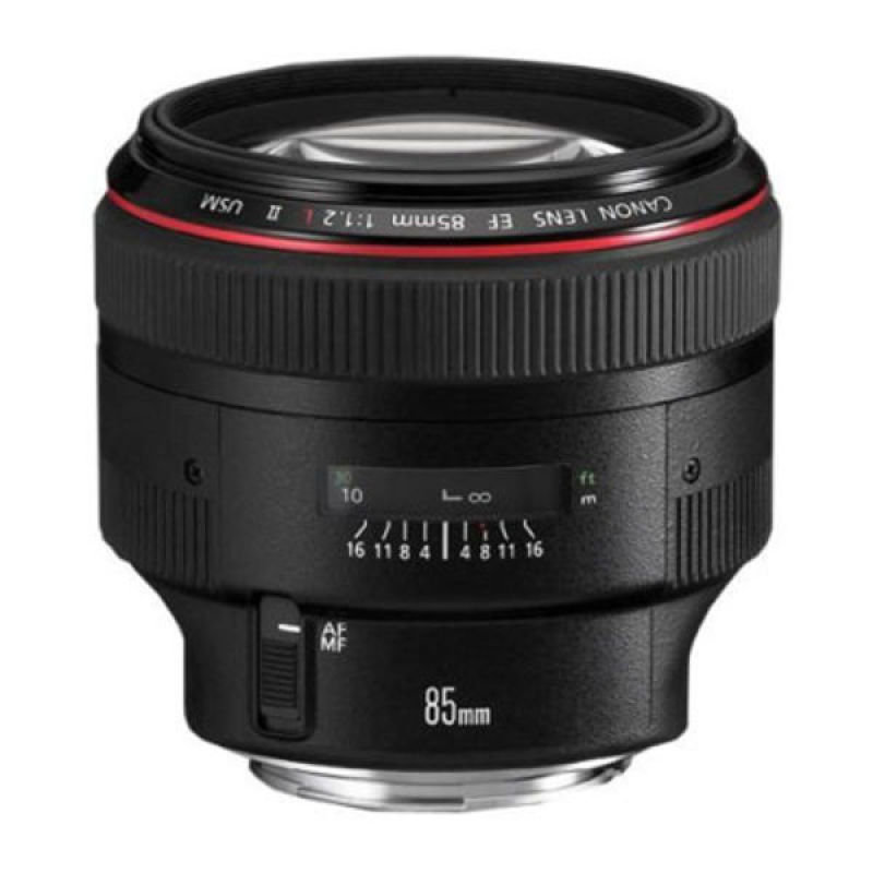 EF 85mm f/1.2 L USM II includes Lens Hood ES79/2, Lens Case LP1219, compatible with Filter Size - 72mm (L type lens)