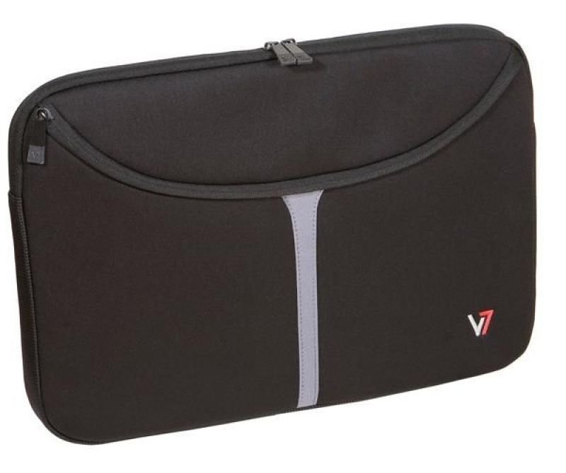 Image of V7 Professional Laptop Sleeve, For Laptops up to 12&quot; - Black