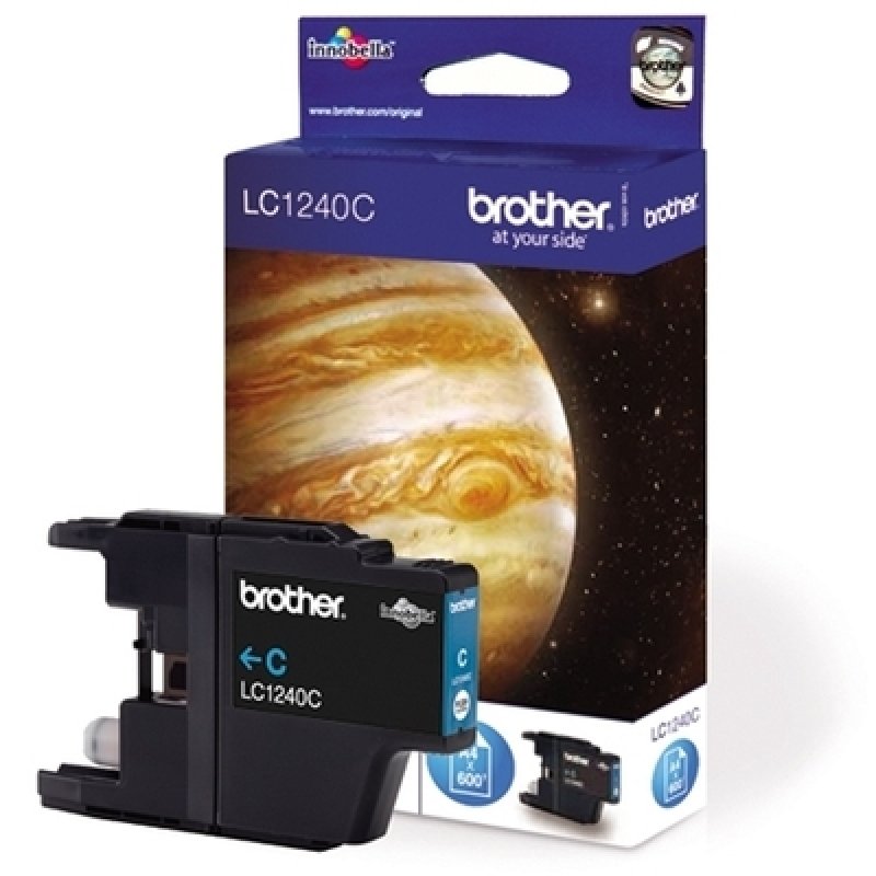 Image of Brother LC1240C Standard Yield Cyan Ink Cartridge - 600 Pages