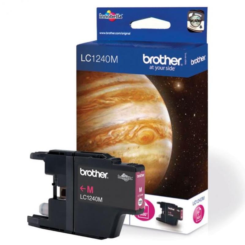 Image of Brother LC1240M Standard Yield Magenta Ink Cartridge - 600 Pages