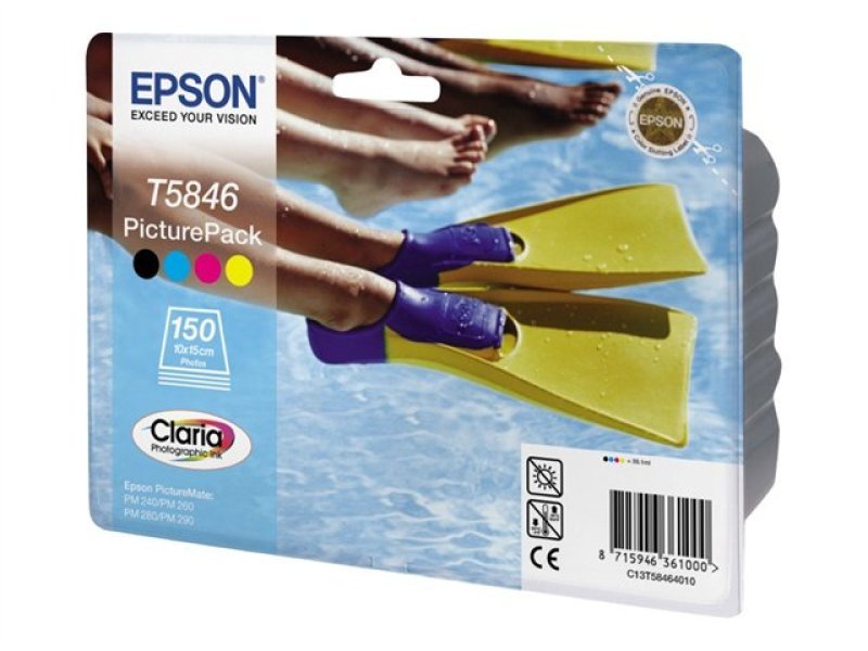 *Epson PicturePack T5846 Print Cartridges and Photo Paper Kit