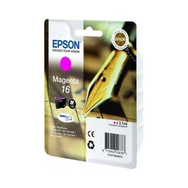 Image of Epson 16 Magenta Ink Cartridge