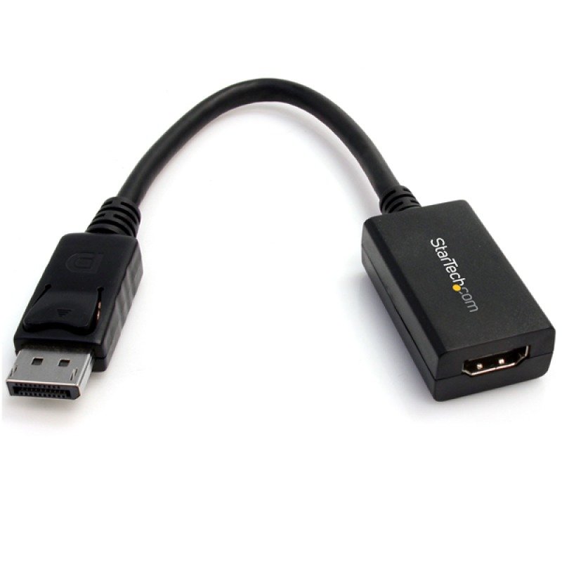 Startechcom Displayport To Hdmi Adapter With Latches 1080p Dp To Hdmi Converter