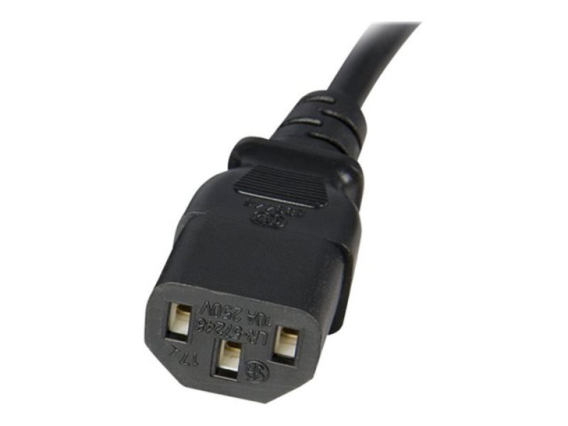 Image of 1 FT STANDARD COMPUTER POWER - CORD EXTENSION - C14 TO C13