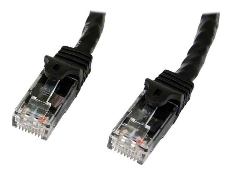 Startechcom 1m Black Gigabit Snagless Rj45 Utp Cat6 Patch Cable 1 M Patch Cord 1m Cat 6 Patch Cable