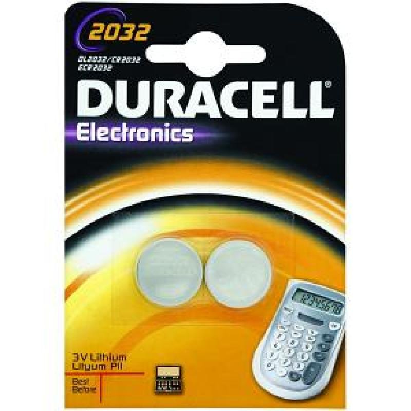 Image of Duracell Lithium DL 2032 3V Coin Cell Battery - 2 Pack