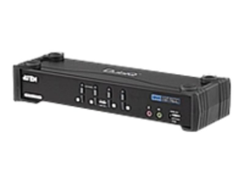 Click to view product details and reviews for Aten 4 Port Dual Link Dvi Usb 20 Kvmp Switch With Audio Support 2 Kvm Cables Included.