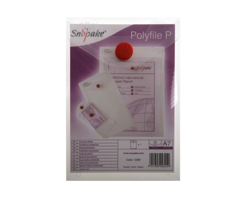 Snopake Polyfile Wallet A7 Clear 13306 Review