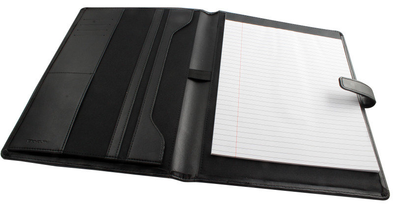 Monolith Leather-Look PU Conference Folder With A4 Pad Black Review