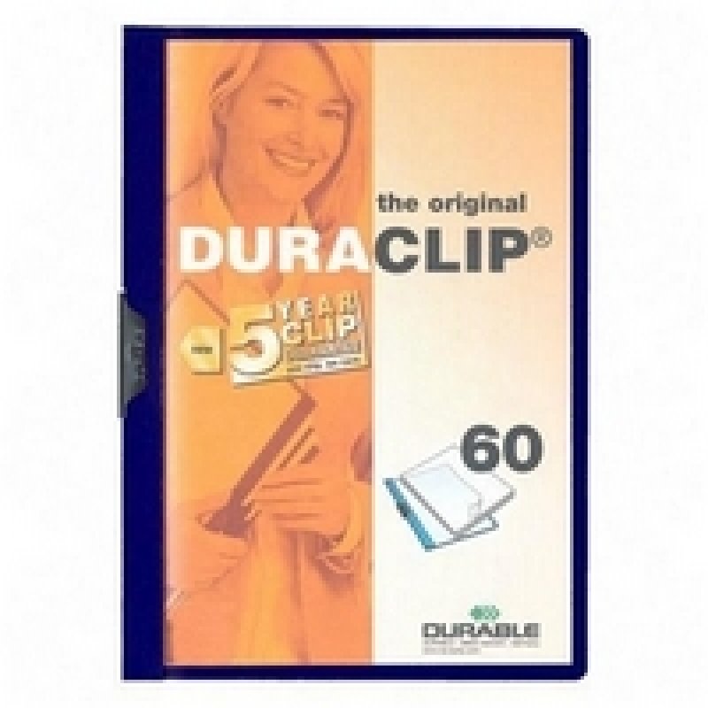 Durable DURACLIP File 60 A4 Dark Blue 25 Pack Review