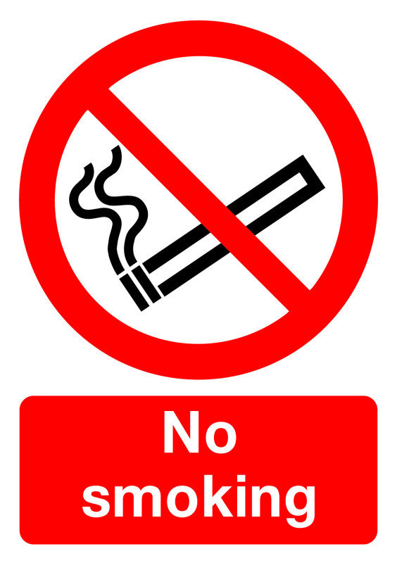 signslab a4 297x210 no smoking pvc