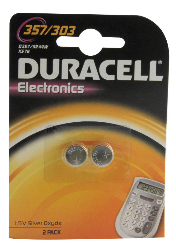 Image of DURACELL BATTRY BUTTON S/OX PK2 1.5 D357