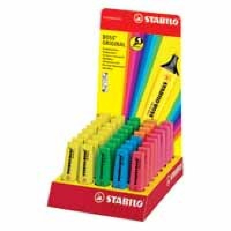 stabilo highlighter display 40pcs asst stabilo highlighter display 40pcs asst