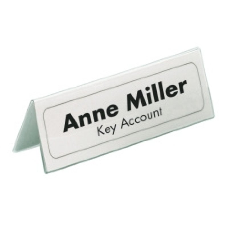 Durable Table Place Name Holders 63x150mm 25 Pack Review