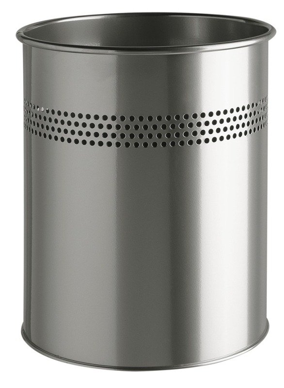 Durable Waste Basket Metal Round 15/P 30 mm Silver Review