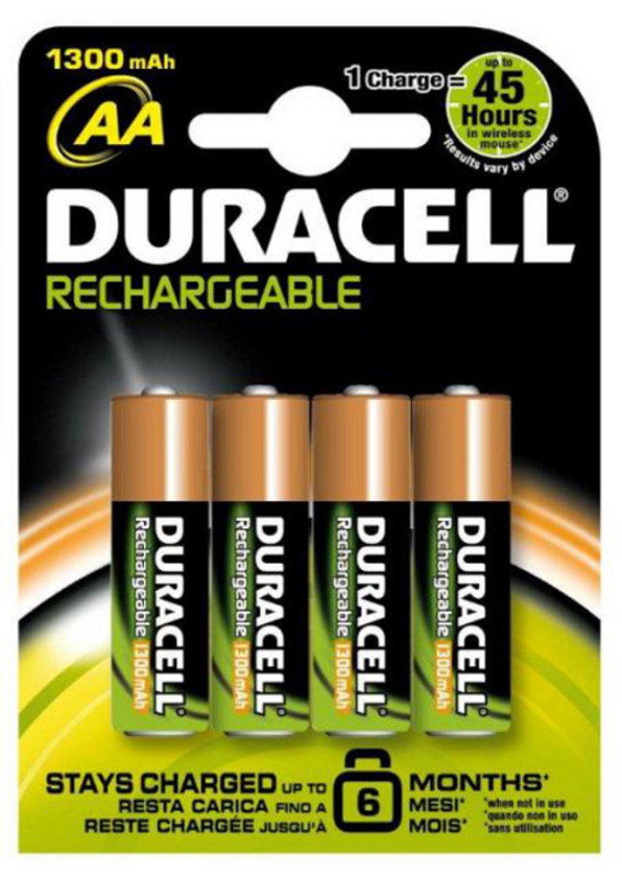 Image of Duracell Staycharged Entry Aa 1300 Mah