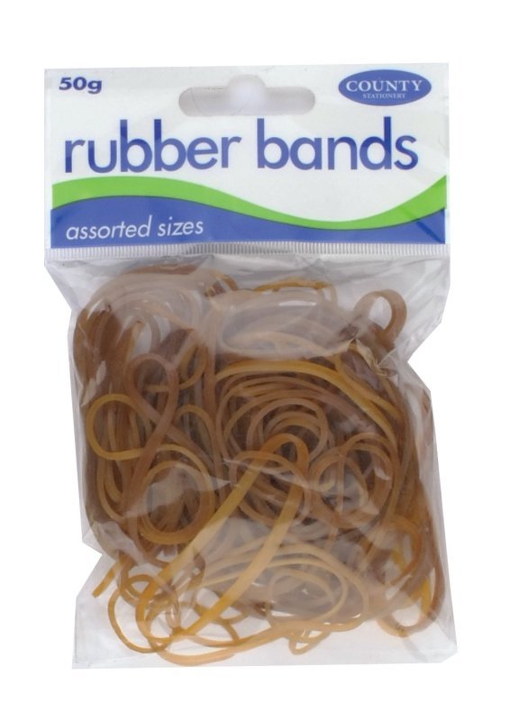 County Rubber Bands Natural 50gm Review