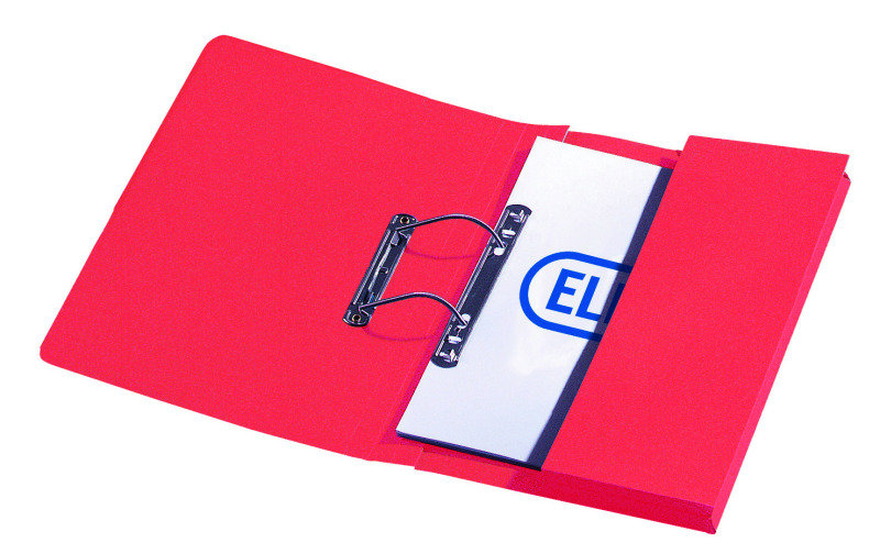 Elba Stratford Spring Pocket File 310gsm Red Review