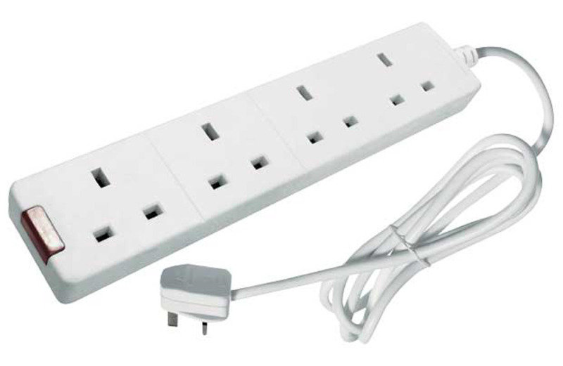 Click to view product details and reviews for Ced 4 Way Extension Lead 13amp 5m Neon White.