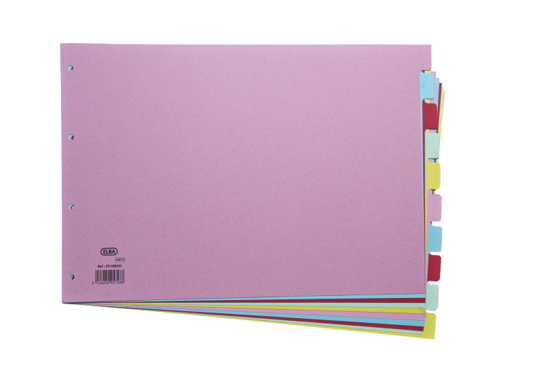 ELBA A3 CARD DIVIDERS 10 PART ASSORTED Review