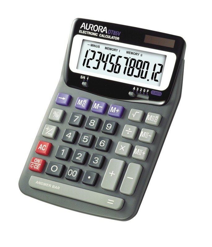 Aurora DT85V Desktop Calculator