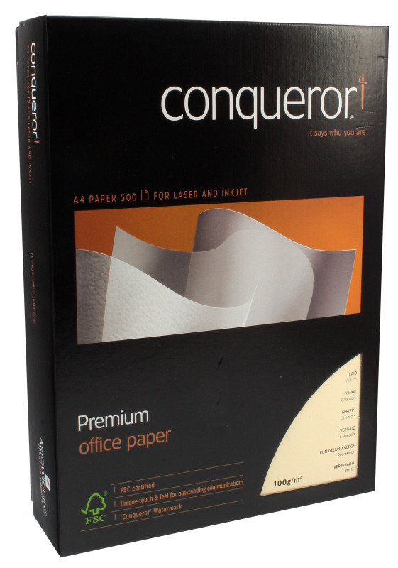 CONQUEROR LAID VELLUM A4 100GSM PK500 Review