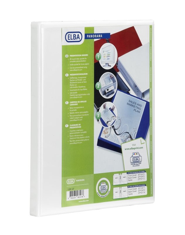 Elba A4 Panorama 50mm 2d Pres Binder Wht Review