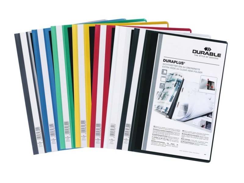 Durable DURAPLUS Quotation Folder A4 Assorted 25 Pack Review