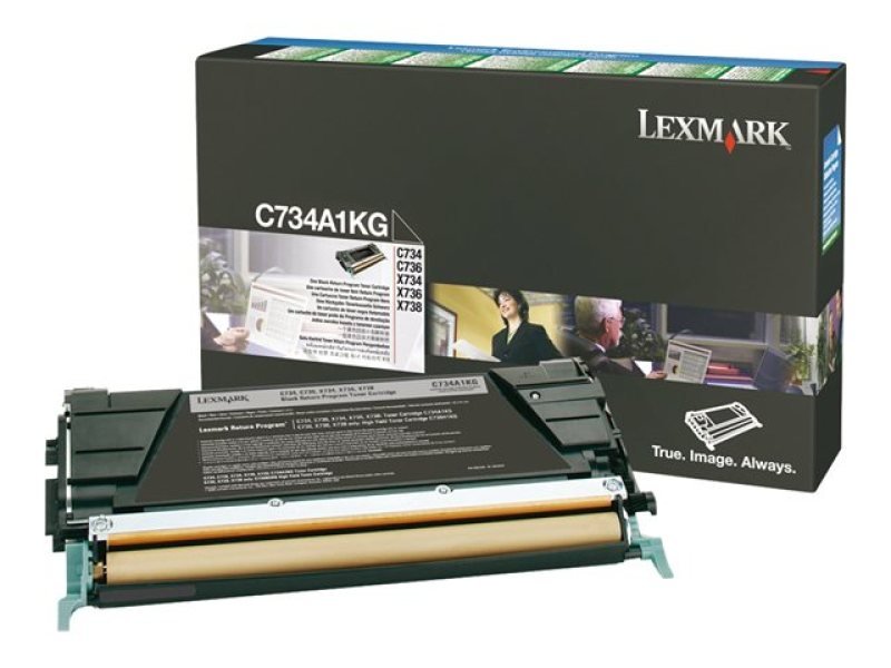 *Lexmark - Toner cartridge - 1 x black - 8000 pages - LRP / LCCP
