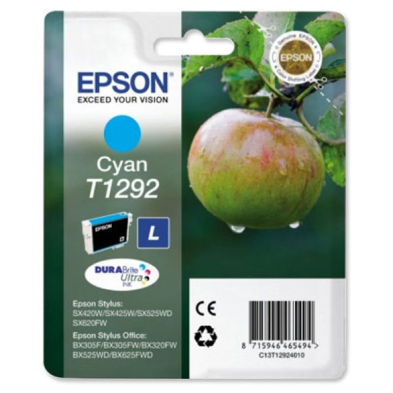 Image of Epson T1292 Cyan Ink Cartridge
