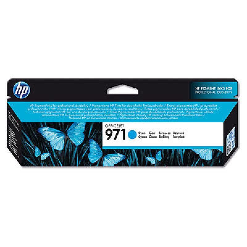 Image of HP 971 Cyan Ink Cartridge - CN622AE
