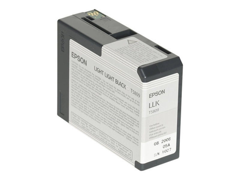 Image of Epson T5809 80ml Light Light Black Ink Cartridge