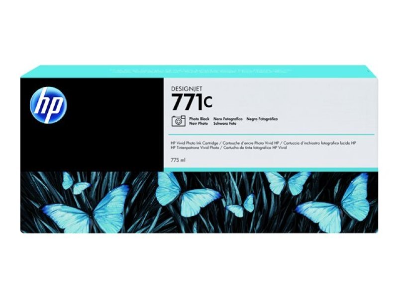 Image of HP 711C Photo Black Original&nbsp;Ink Cartridge - Standard Yield 775ml - B6Y13A