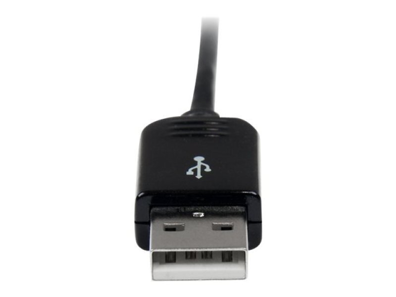 Image of 1m (3 Ft) Black Apple 30-pin Dock Connector To Usb Cable For Iphone / Ipod / Ipad With Stepped Connector