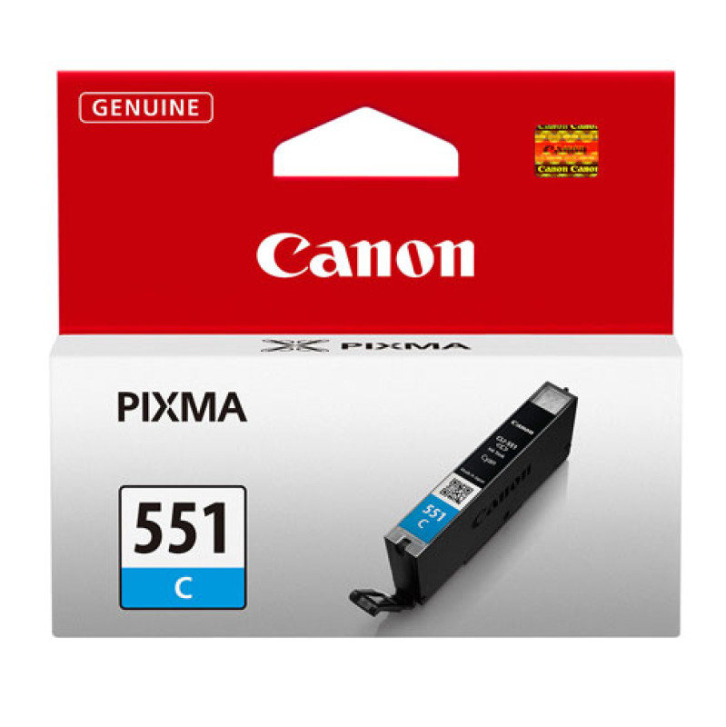 Image of Canon CLI-551C Cyan Ink Cartridge