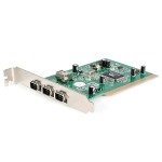 StarTech.com 4 Port PCI 1394a FireWire Adapter Card with Digital Video Editing Kit - PCI FireWire 400 - 1394 Card
