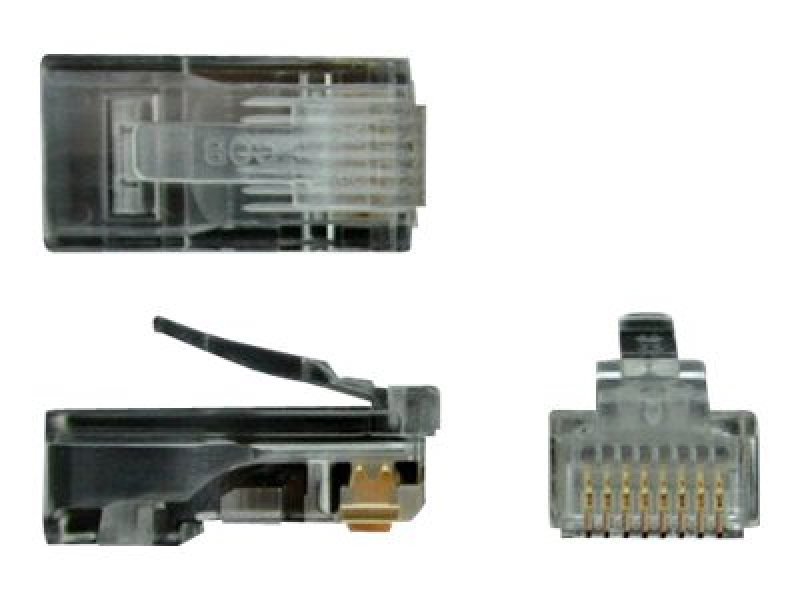 Cat5e Rj45 Stranded Modular Plug Connector 50 Pkg Rj45 Ends Uk