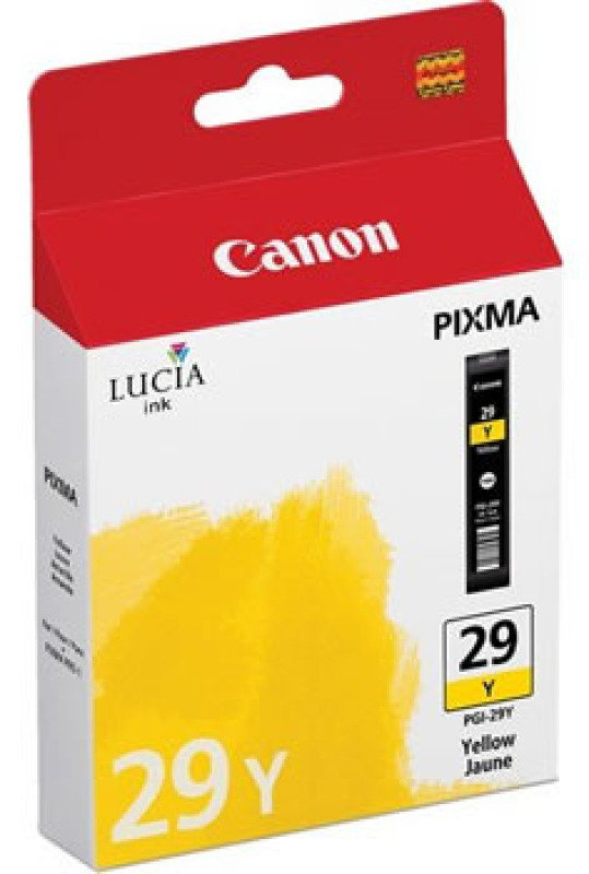 Image of Canon PGI-29 Y Yellow Ink Cartridge
