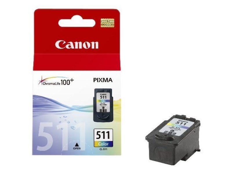 Image of Canon CL 511 Colour Ink Cartridge- Blister pack