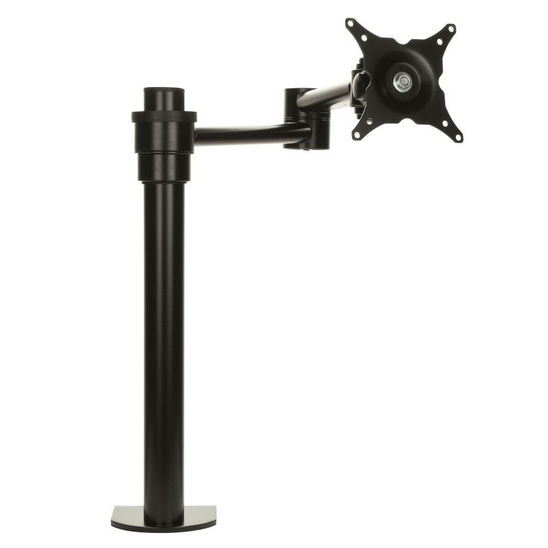 Stream single desk mount height adjustable for screens up to 23" ma Review