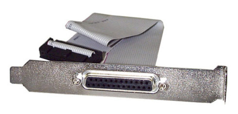 Image of StarTech.com 16in DB25 Parallel Female to IDC 25 Pin Header Slot Plate