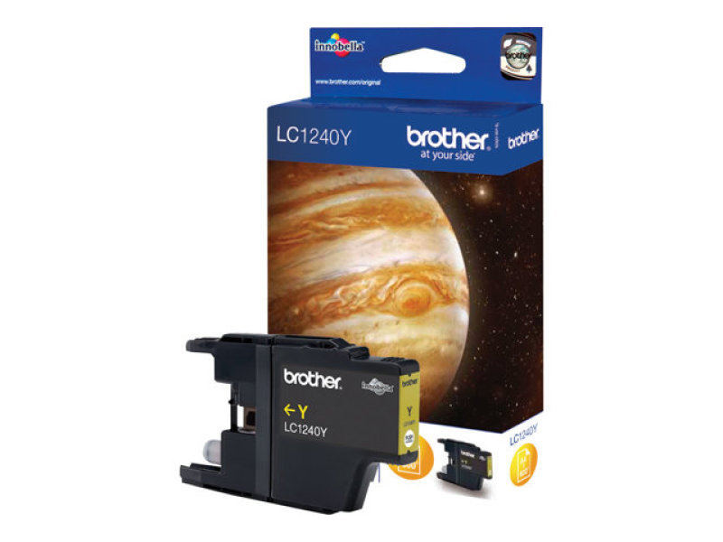 Image of Brother LC1240Y Standard Yield Ink Cartridge - Yellow