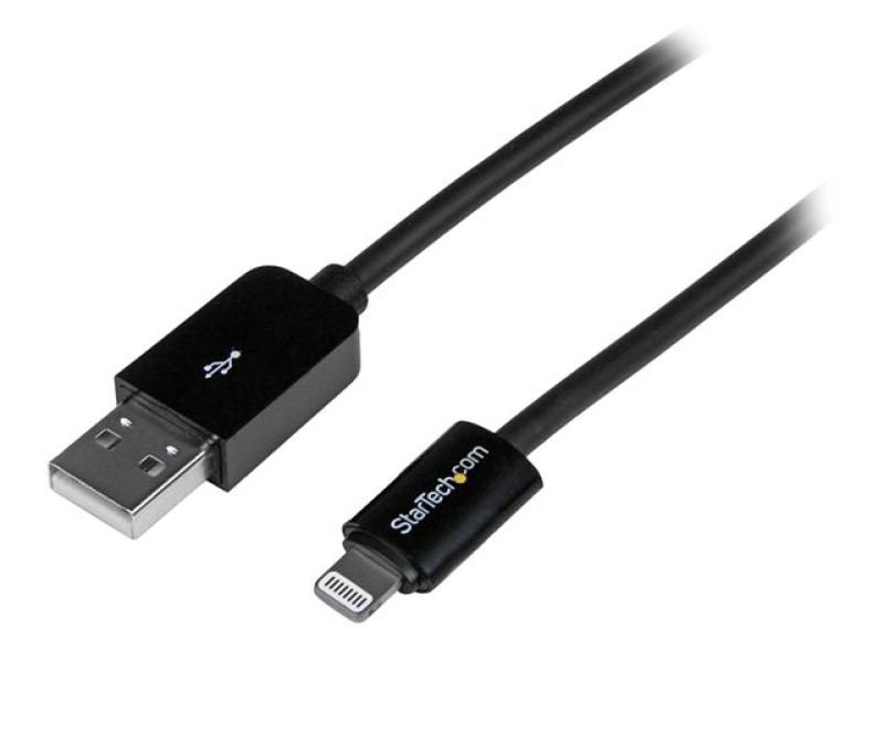 Image of StarTech.com Black Apple&reg; 8-pin Lightning to USB Cable for iPhone iPod iPad