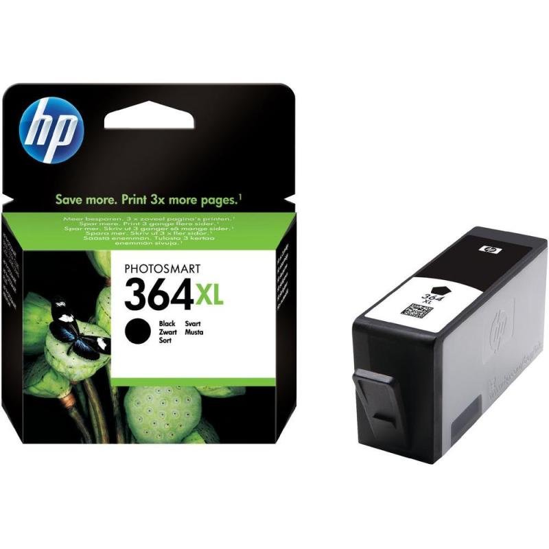 Image of HP 364XL High Yield Black Ink Cartridge - CN684EE