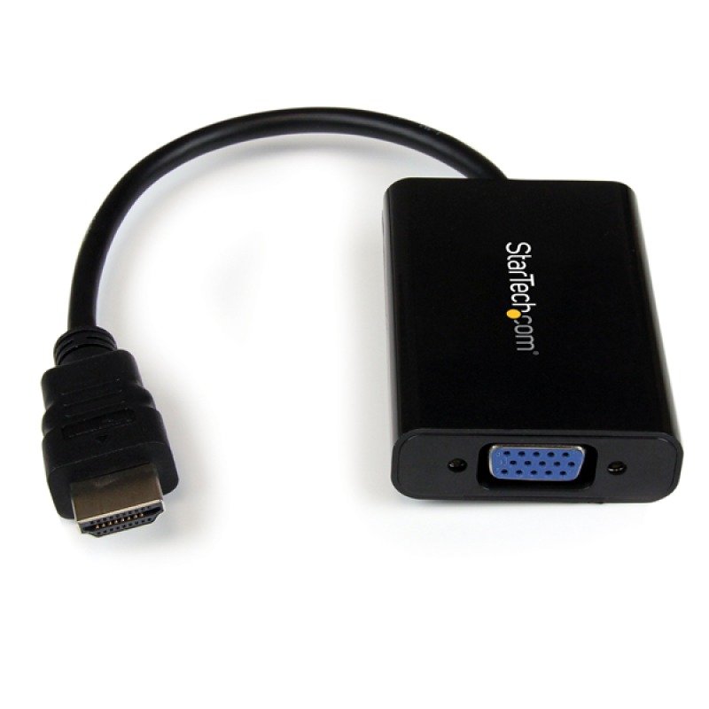 Image of StarTech.com HDMI to VGA Video Adapter w/ Audio for Laptop / Ultrabook