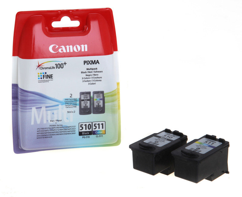 Image of Canon PG-510/ CL-511 Multipack Ink Cartridges